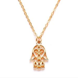 HAMSA Gold Indie Necklace
